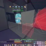 Чит в действии на сервере