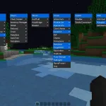 Панель с модулями