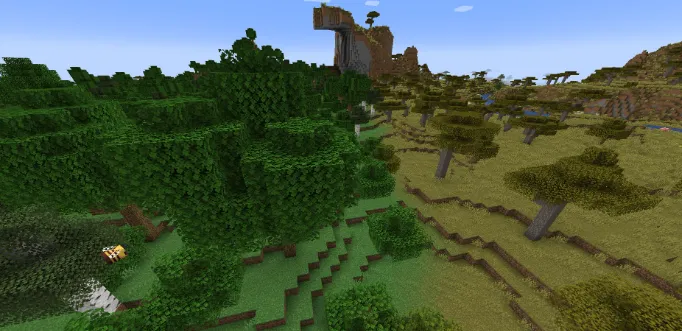 Варианты текстур биомов