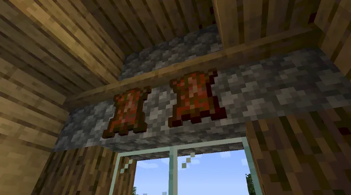 Вывешивание кожи в доме