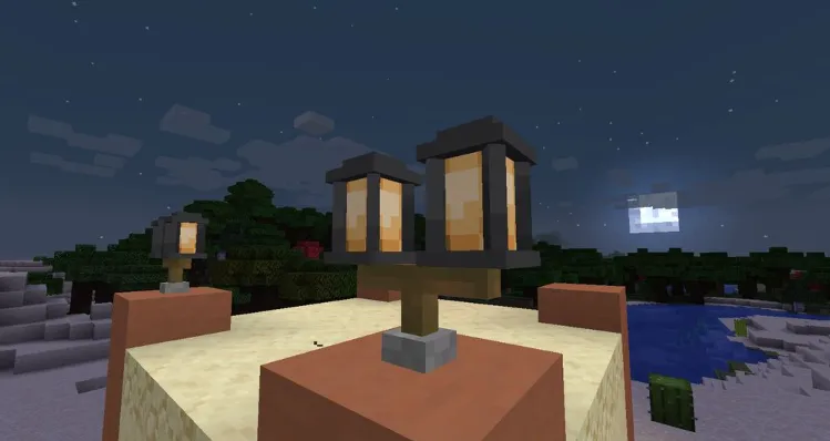 Лампа с двумя лампочками