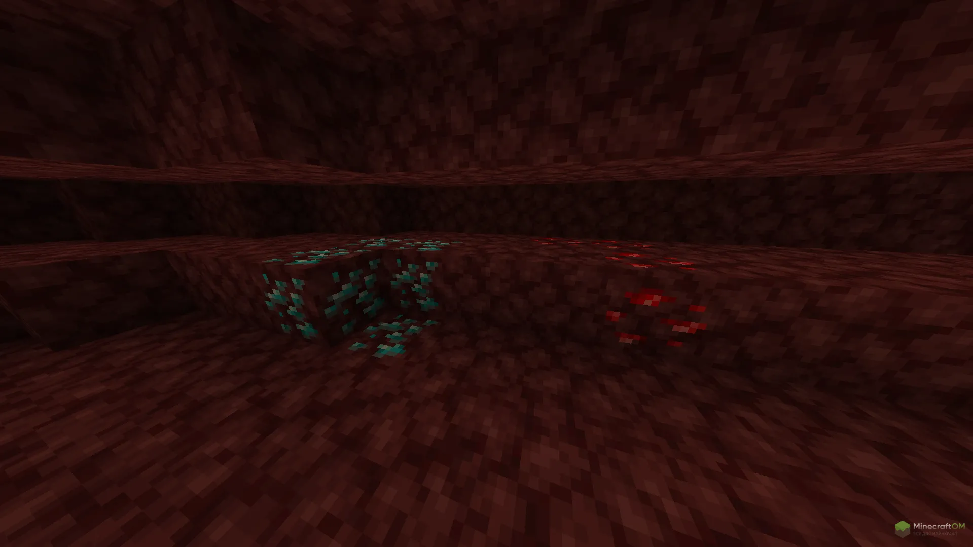 Алмазы в Аду в моде Resource Nether Ores