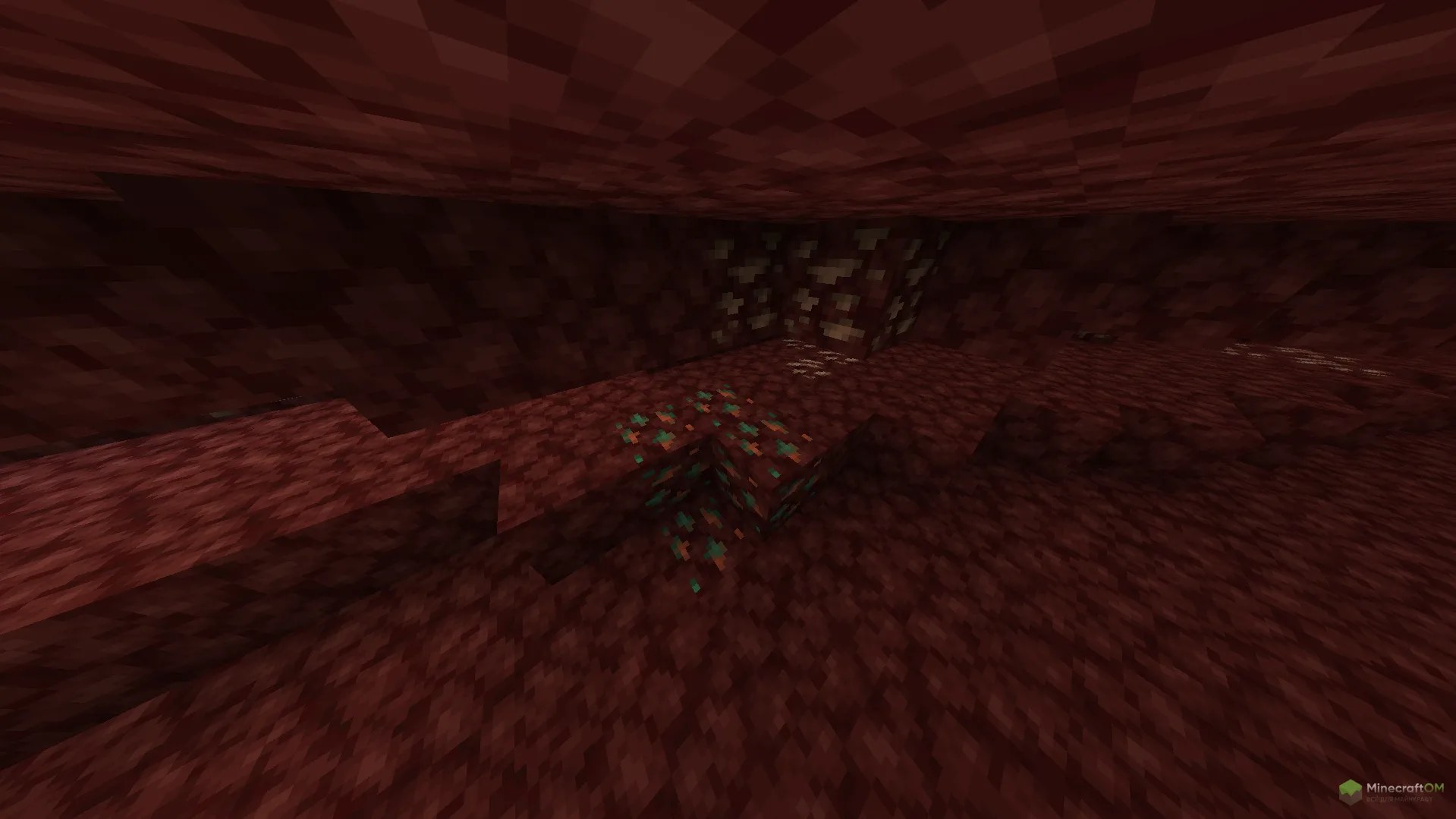 Золотая руда в Аду в моде Resource Nether Ores