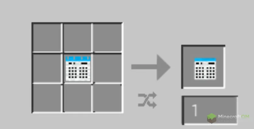 Крафт календаря в моде Day Counter
