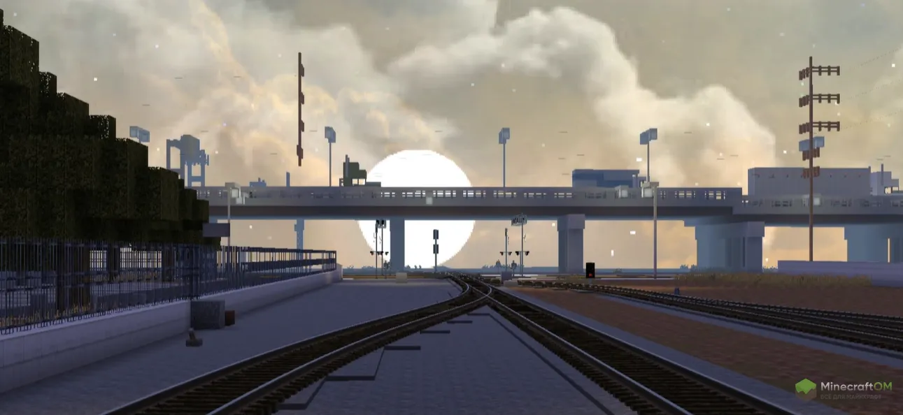 Новые рельсы из текстурпака North American Railroads - Immersive Railroading