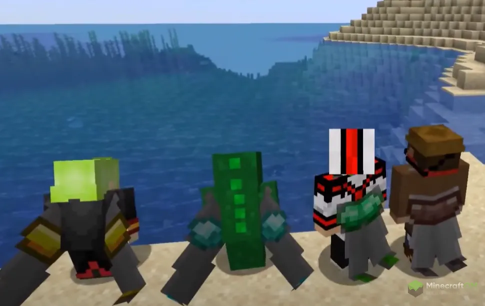 Новые алмазные элитры из текстурпака Elytras+