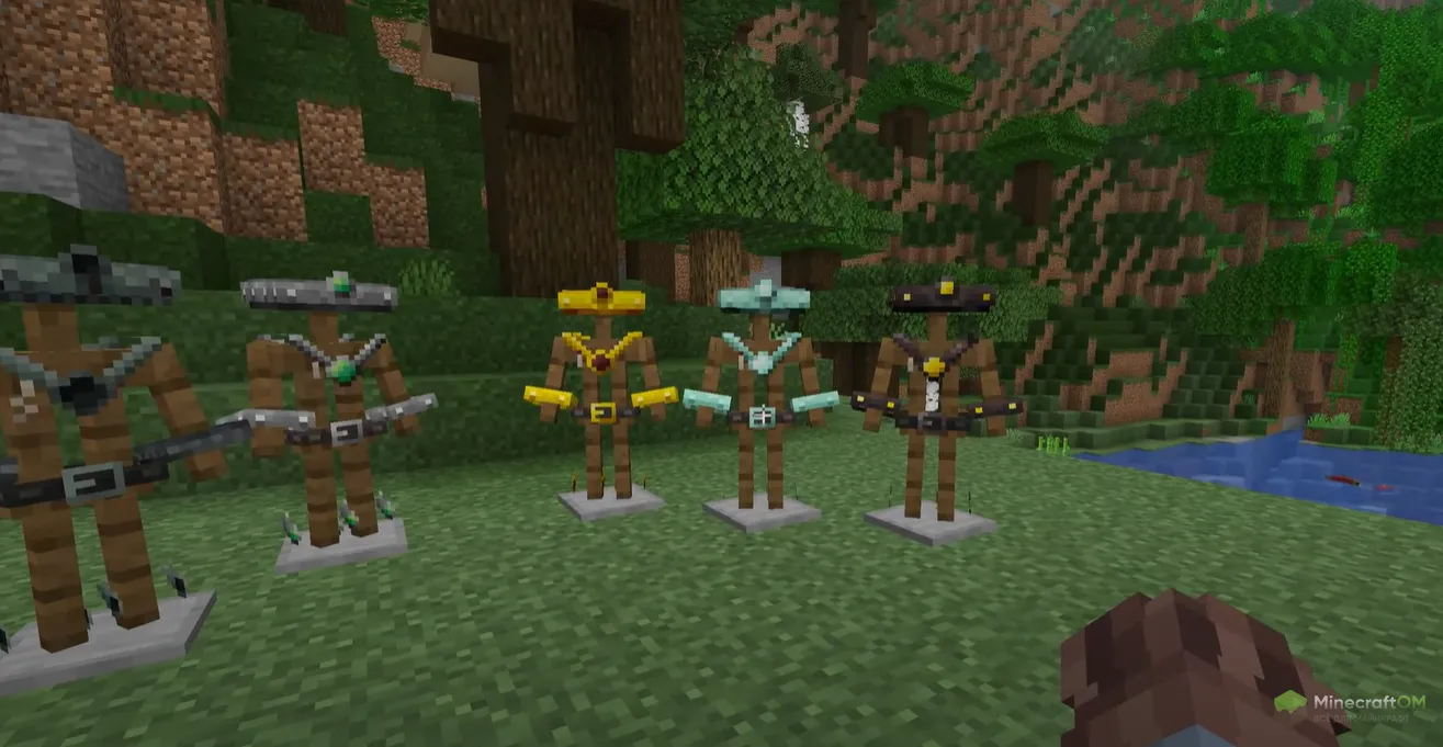 Новые аксессуары из текстурпака Kal's Grimdark Armor