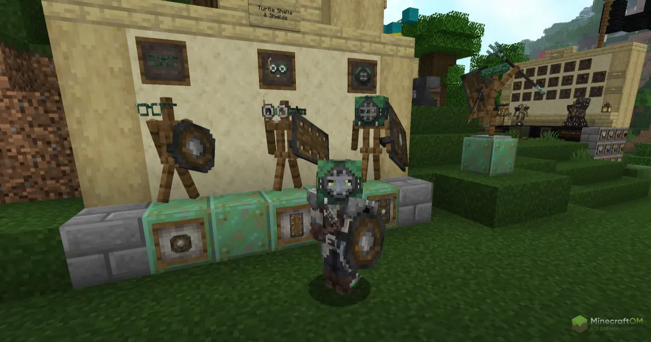 Новая алмазная броня из текстурпака Kal's Grimdark Armor