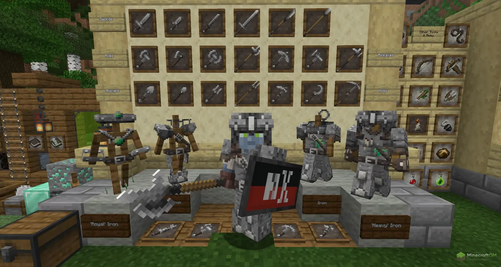 Новая железная броня из текстурпака Kals Grimdark Battlepack