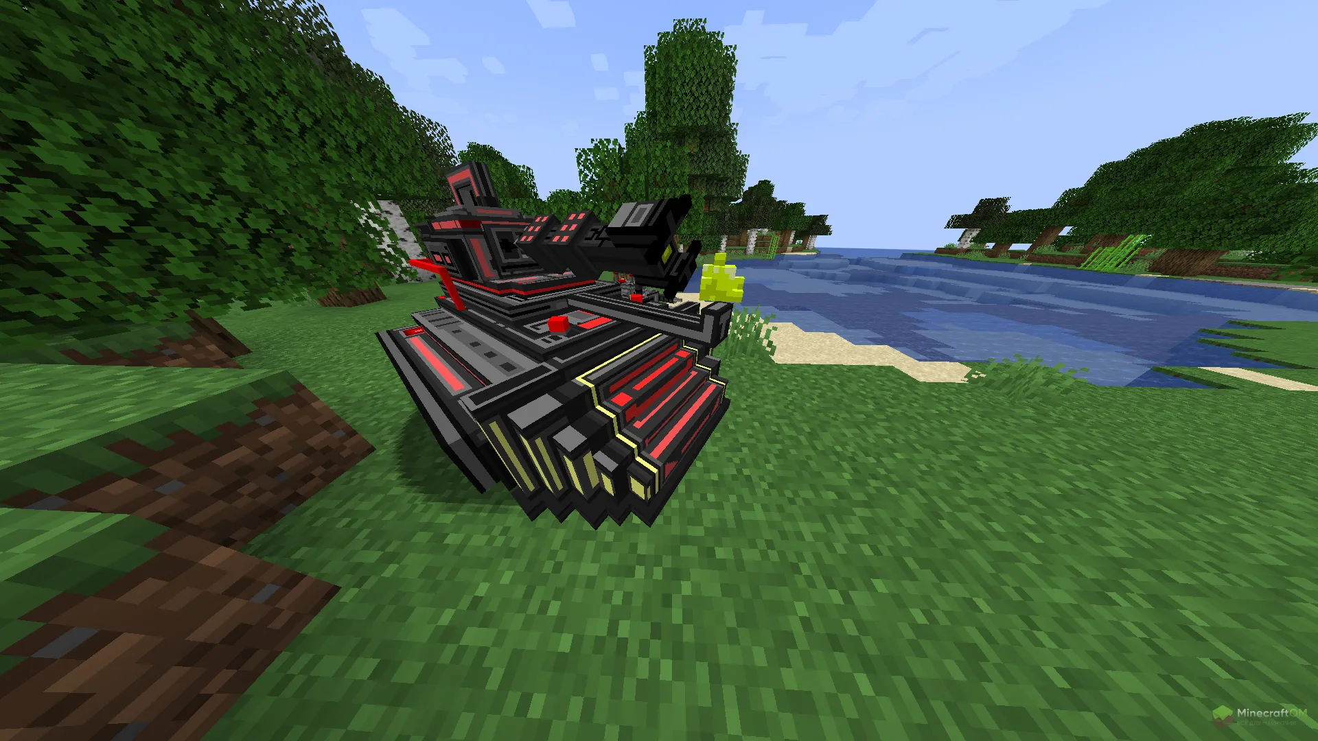 Деревянный пулемет из мода Warlery’s HQ