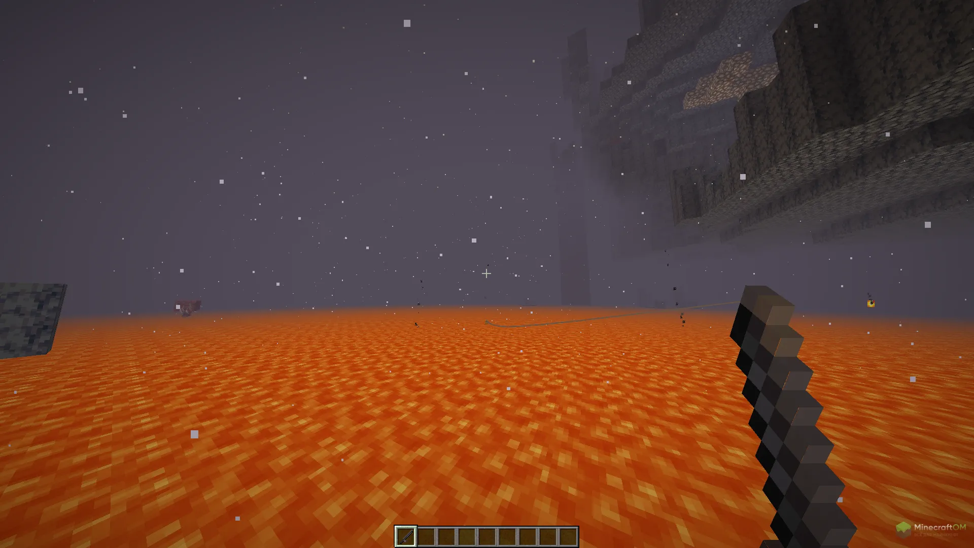 Рыбалка с модом Nether Depths Upgrade