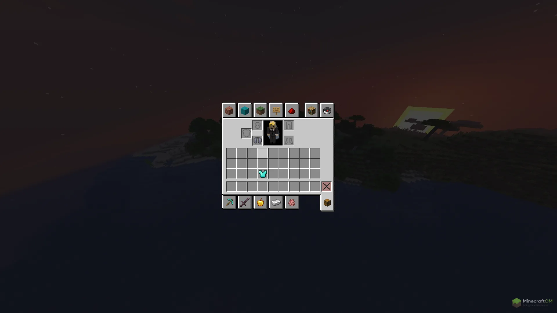 Смена элитр на нагрудник с модом JJElytraSwap