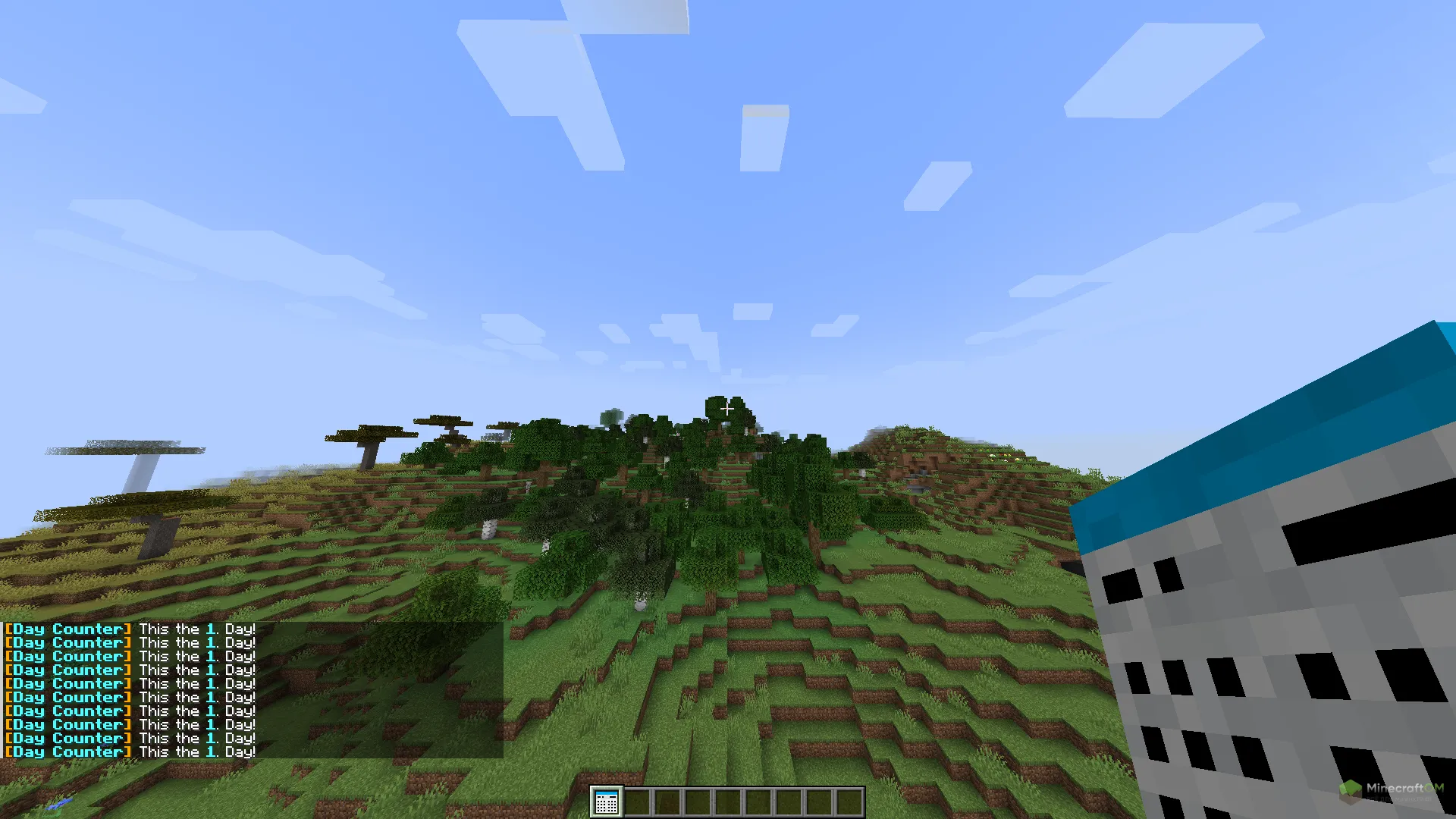 Использование календаря в моде Day Counter