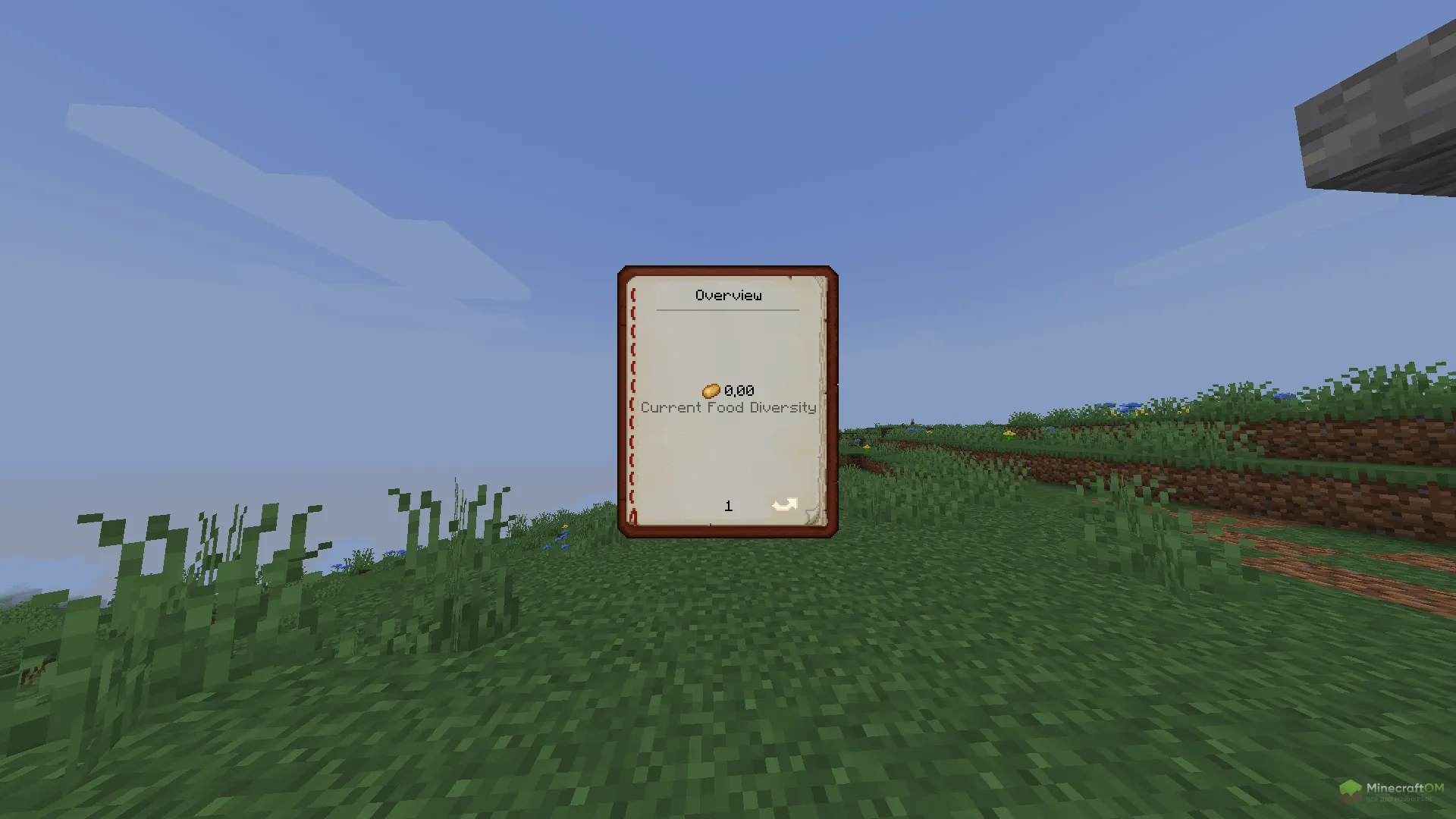 Первая страница книги из мода Spice of Life Onion