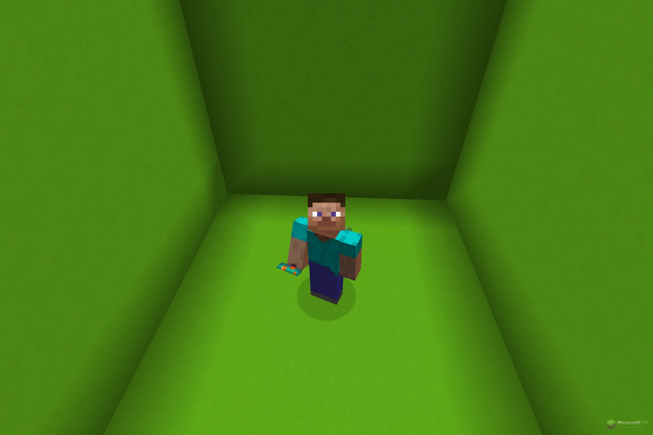 Новый гриб в руках игрока из текстурпака Mushrooms Plus