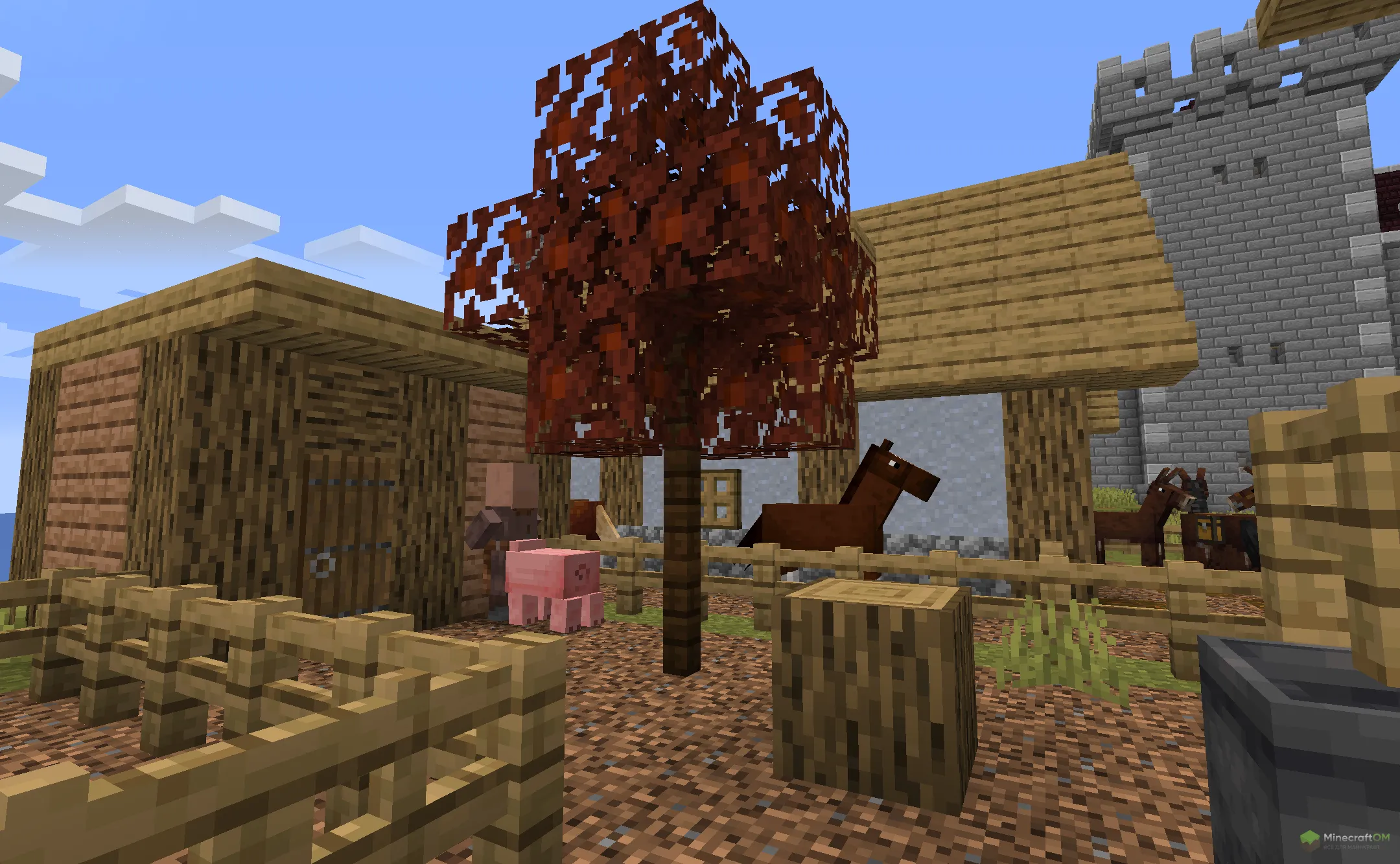 Новая листва из текстурпака Fall Pack