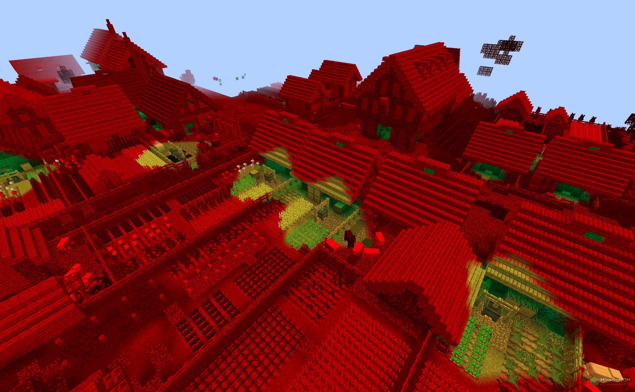 Освещение из текстурпака Light Mob Spawning