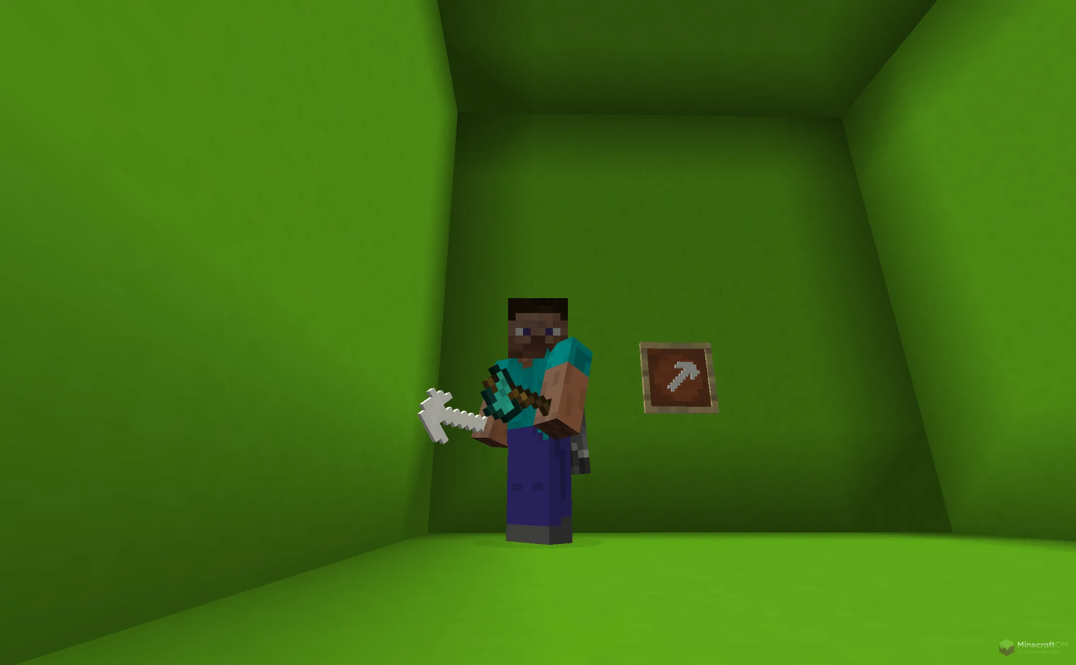 Новый сломанный алмазный топор из ресурспака Broken Tools