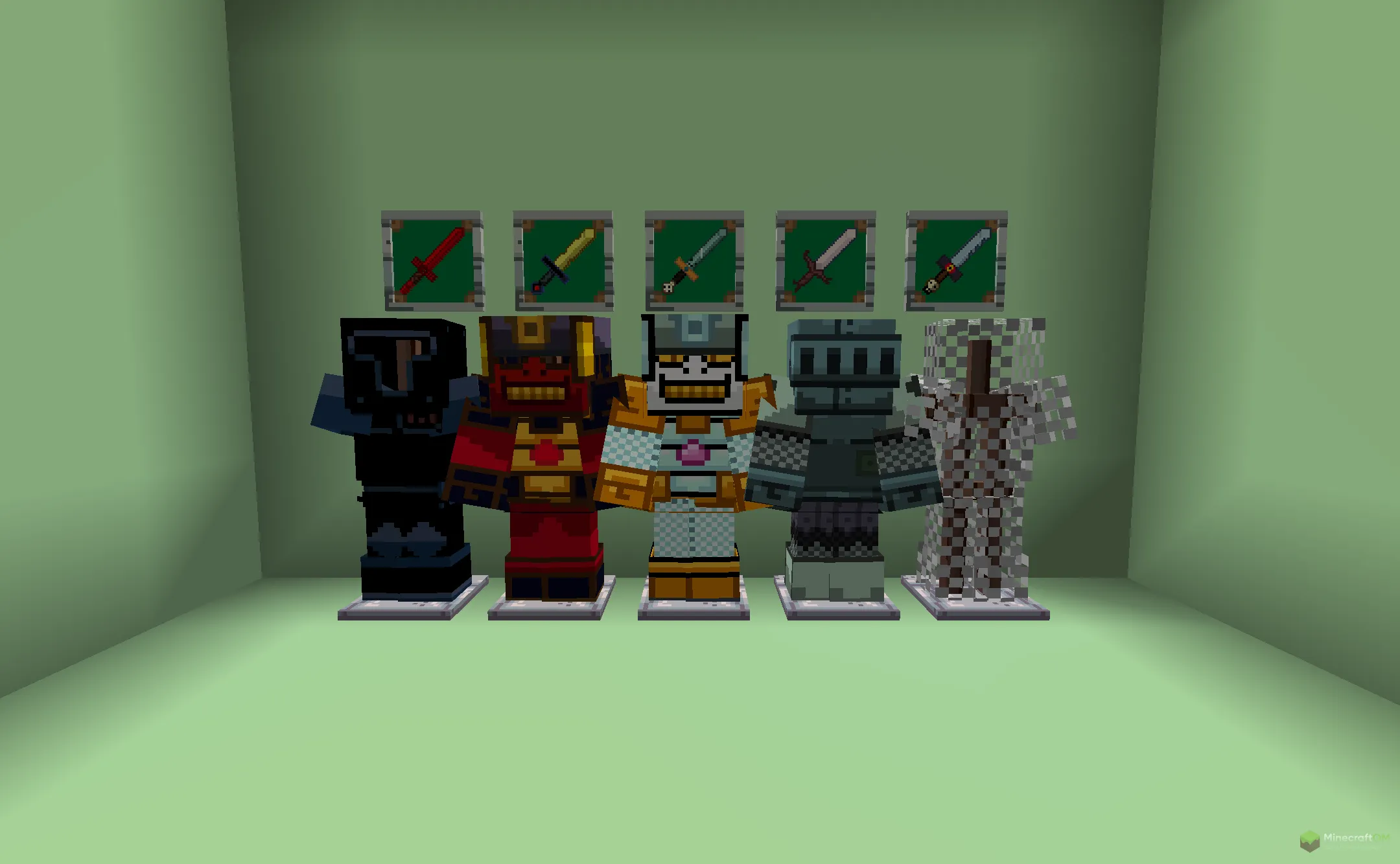 Новая броня из текстурпака Adventure Time Craft