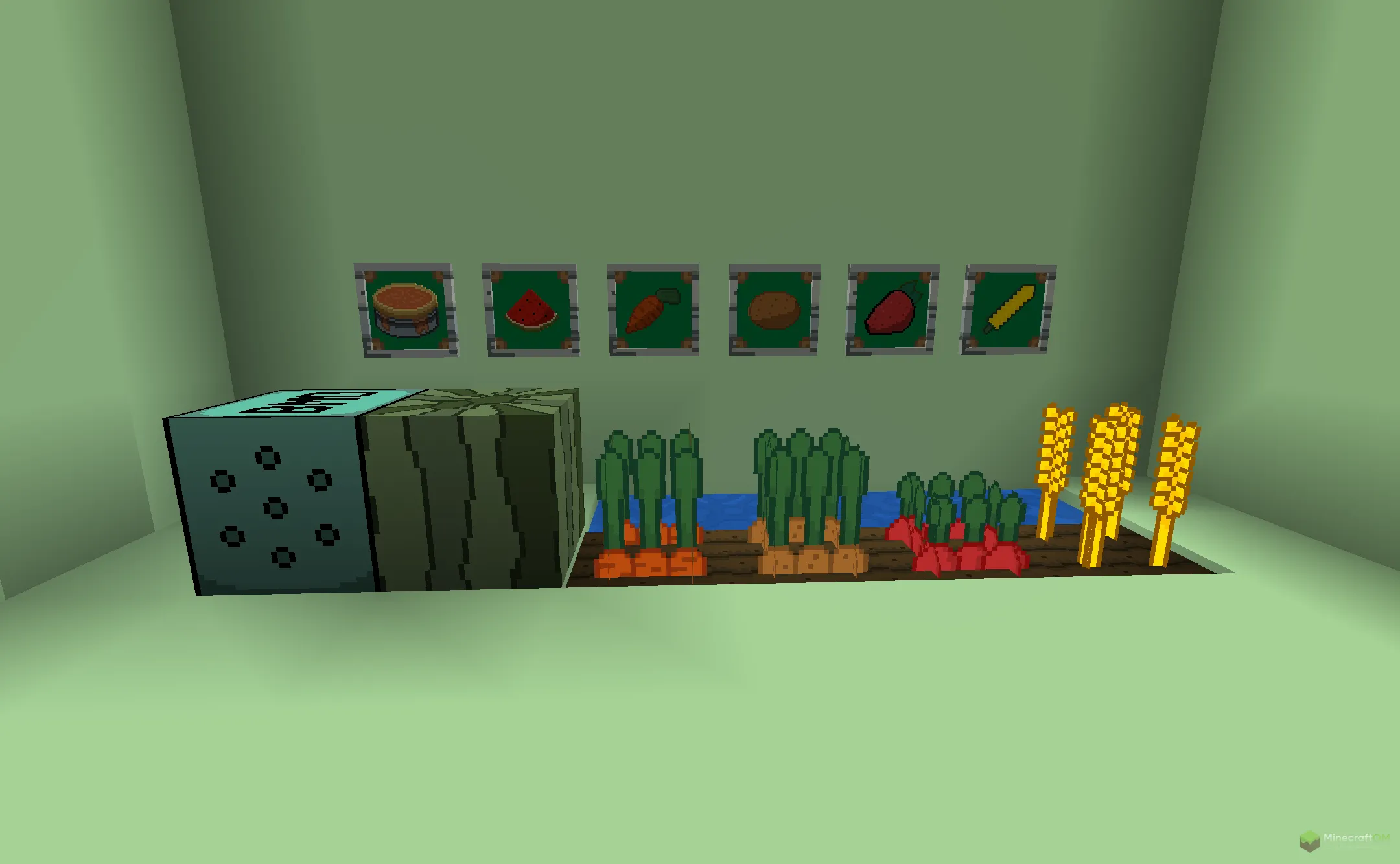 Новые растения из текстурпака Adventure Time Craft