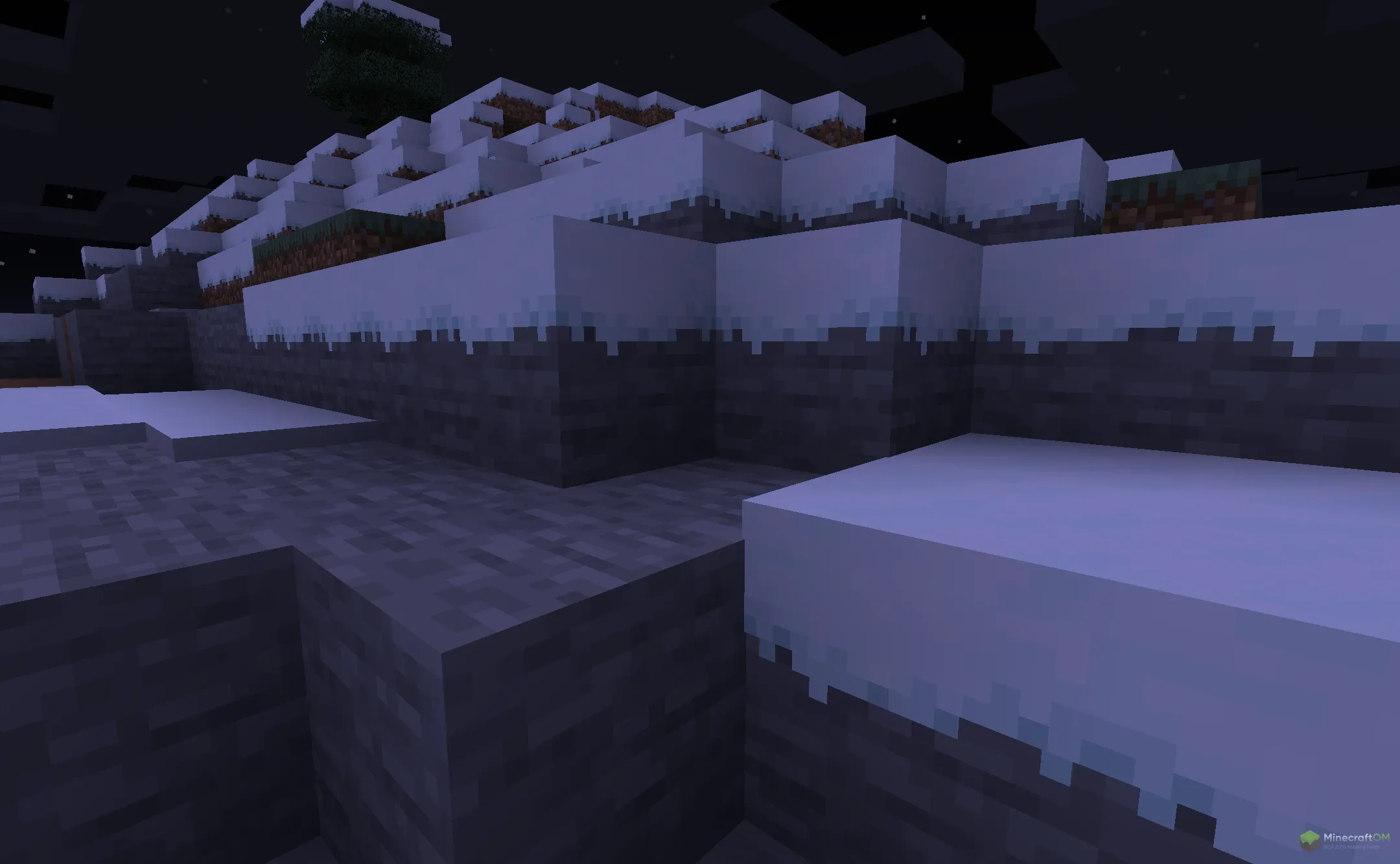 Новый снежный камень из текстурпака Snowiest Snow