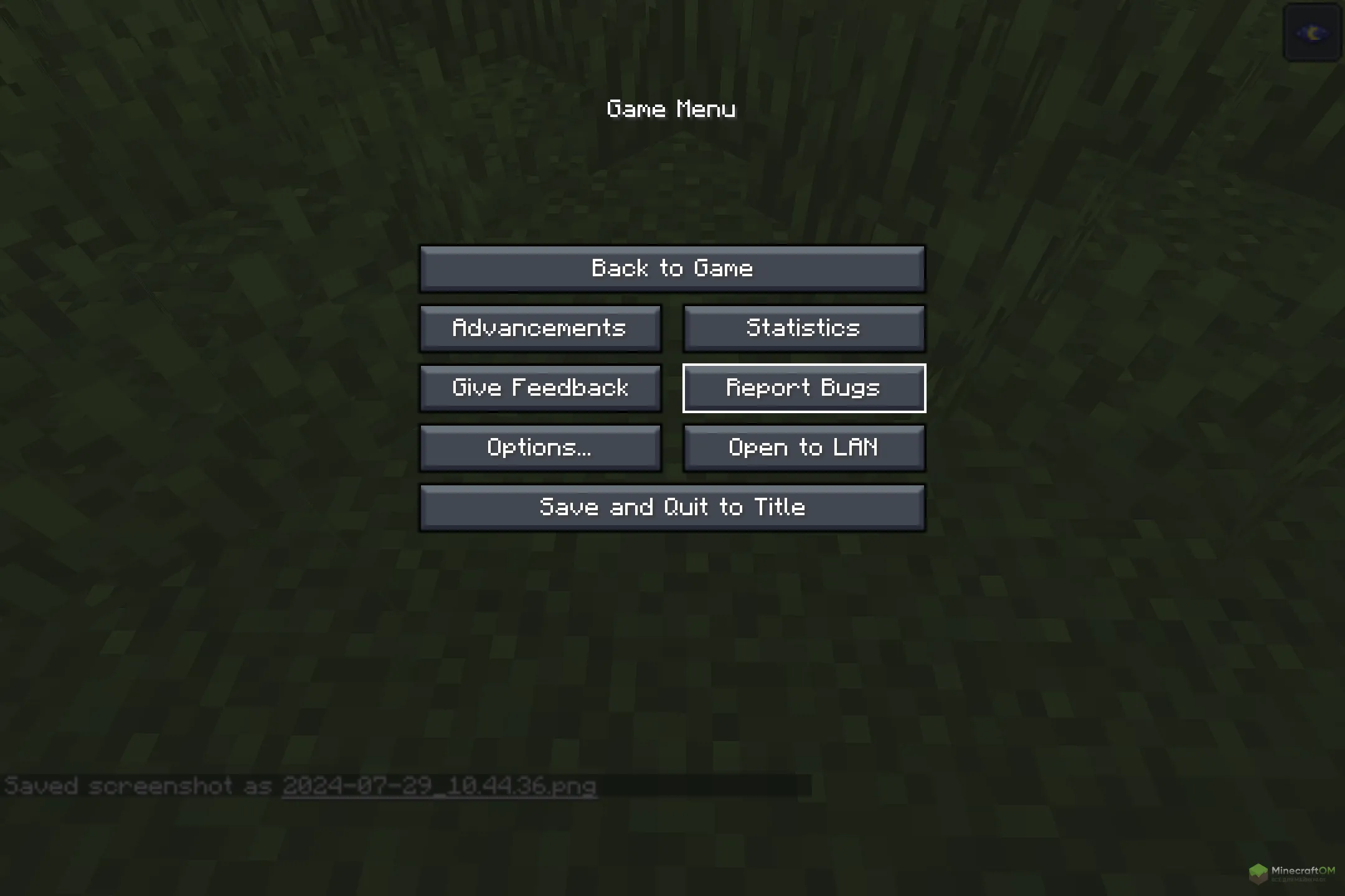 Новый интерфейс из текстурпака PandAce's World