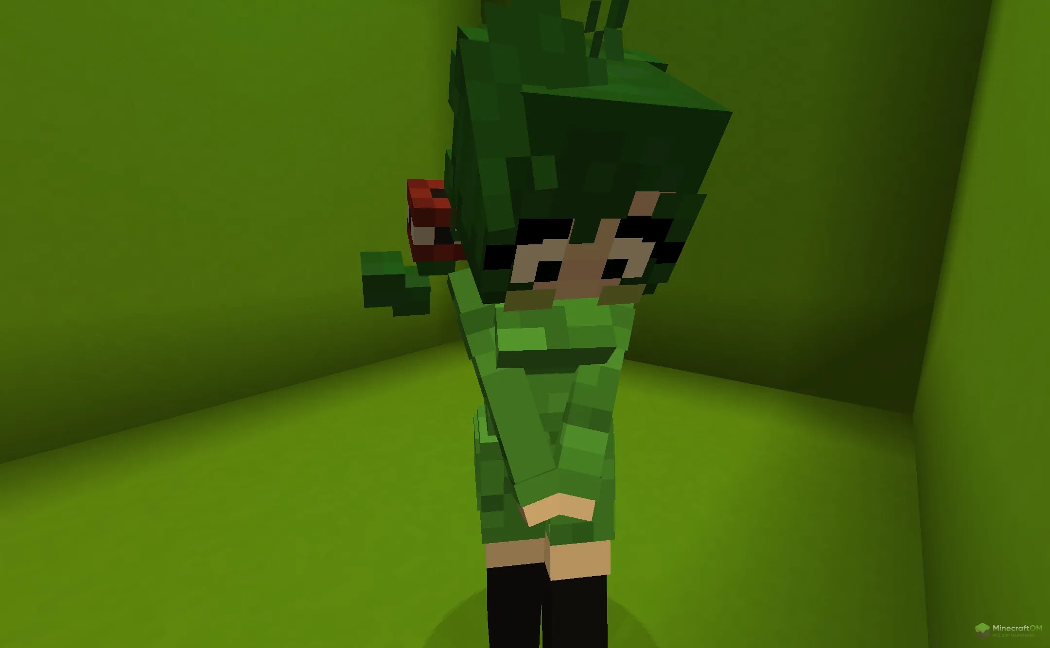 Новый моб из текстурпака Creeper Girl