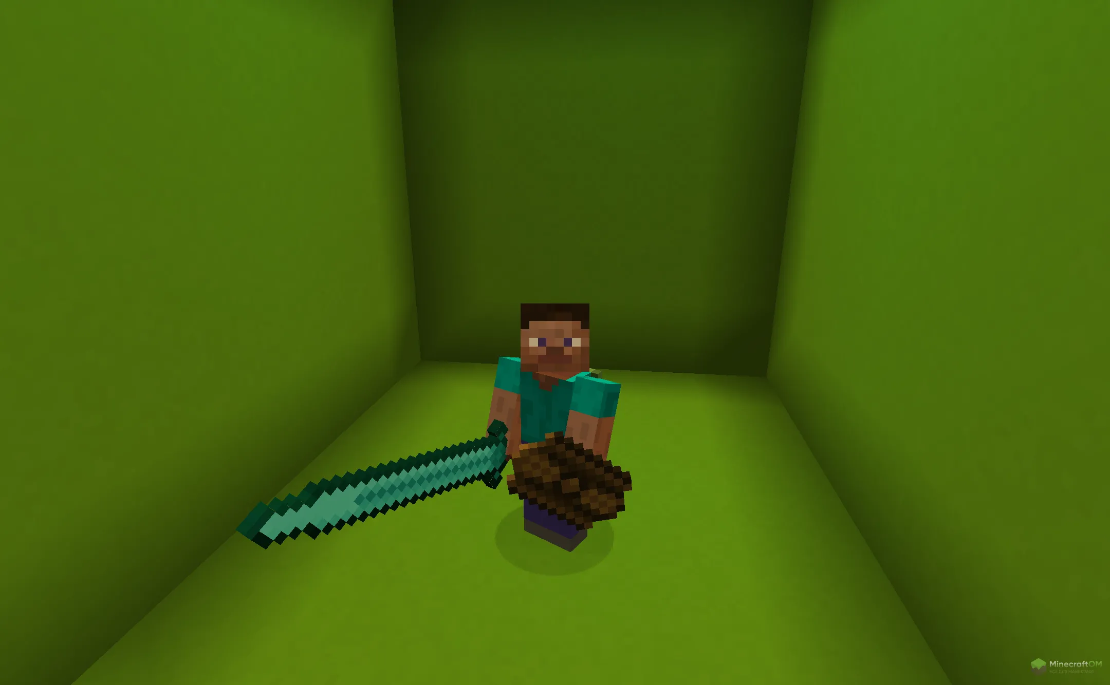 Новый деревянный щит из текстурпака Spartan Shields Fix for Epic Fight