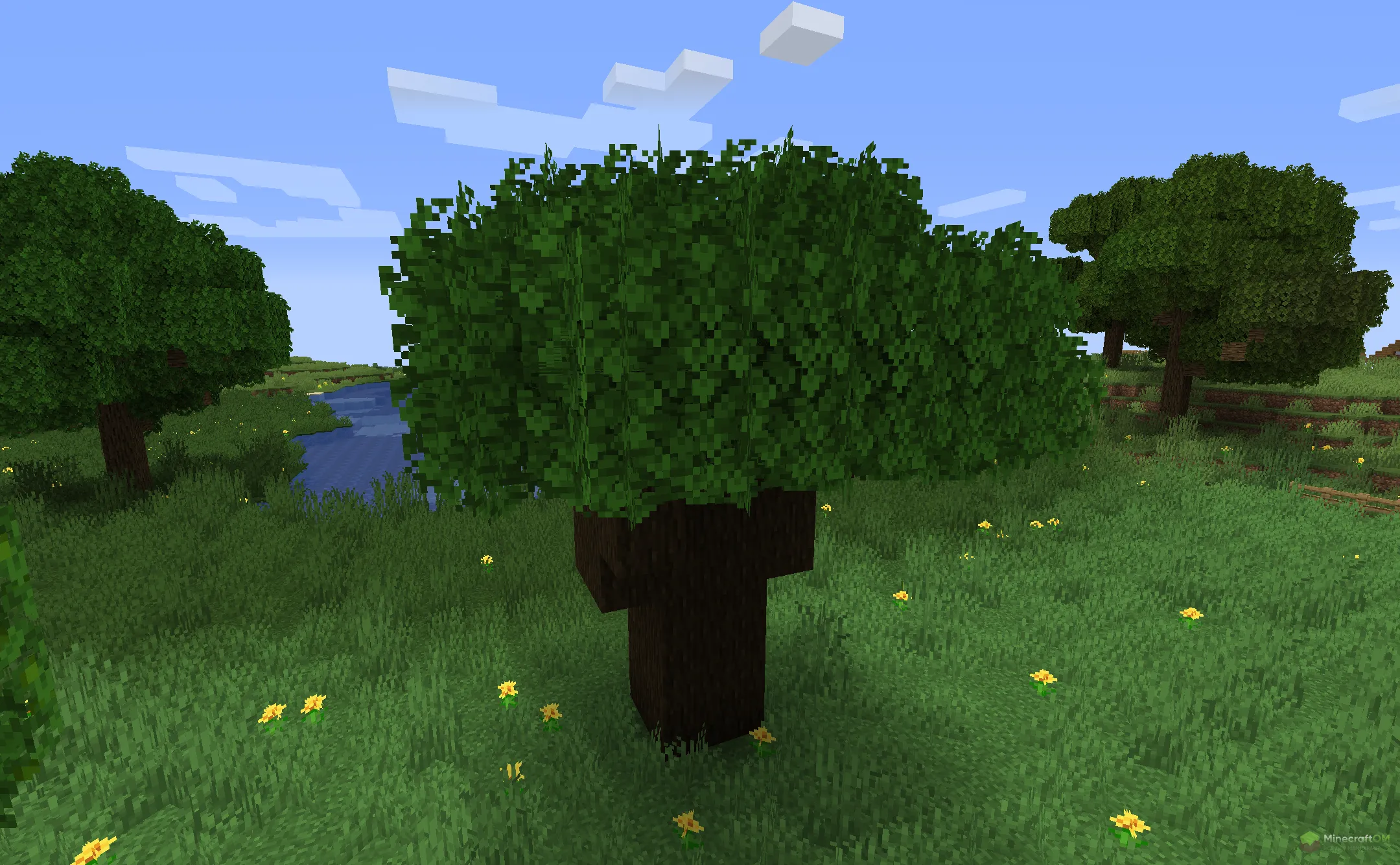 Новое дерево из текстурпака Brunozamp's Foliage