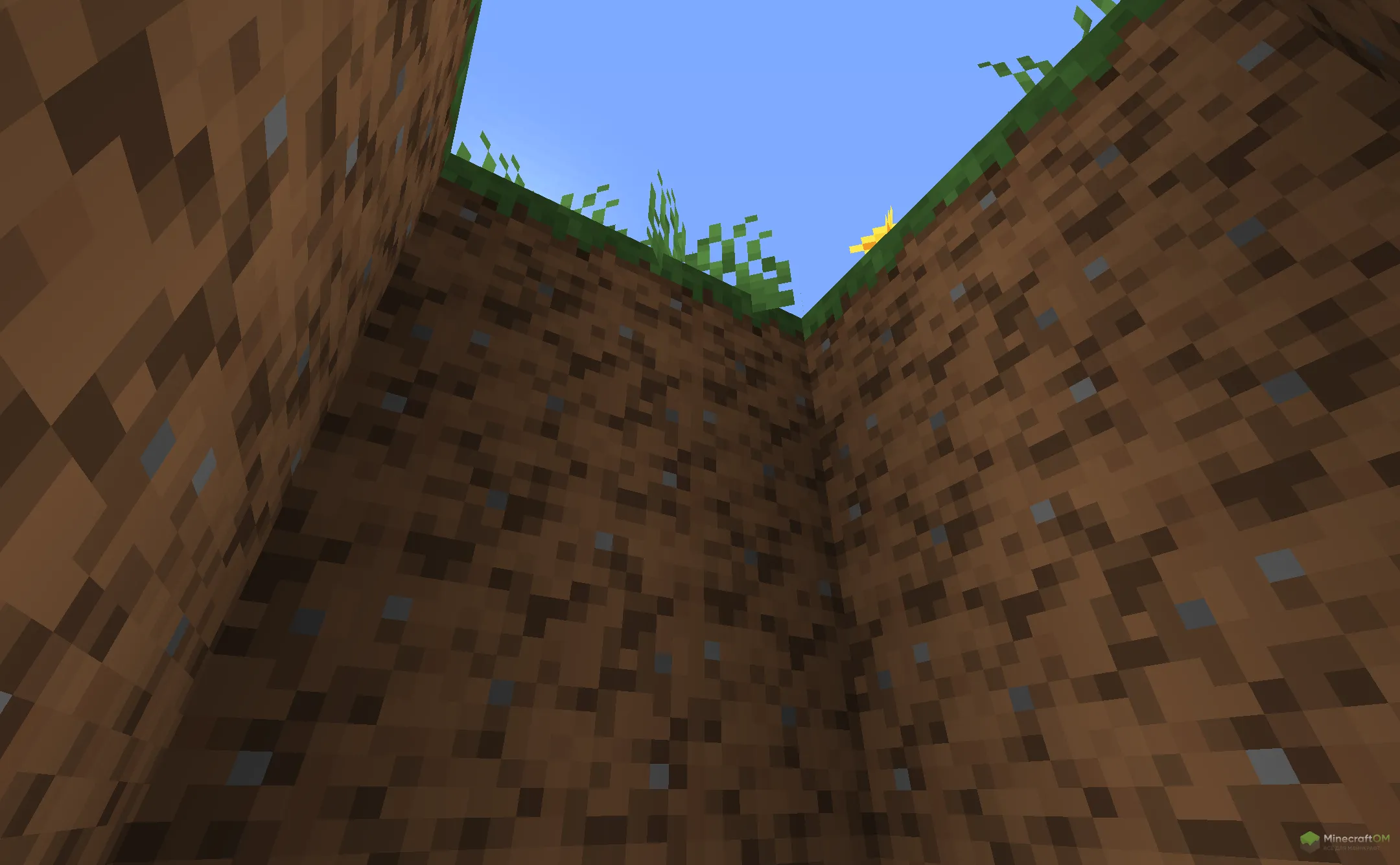 Новая земля из текстурпака Dungeons Style