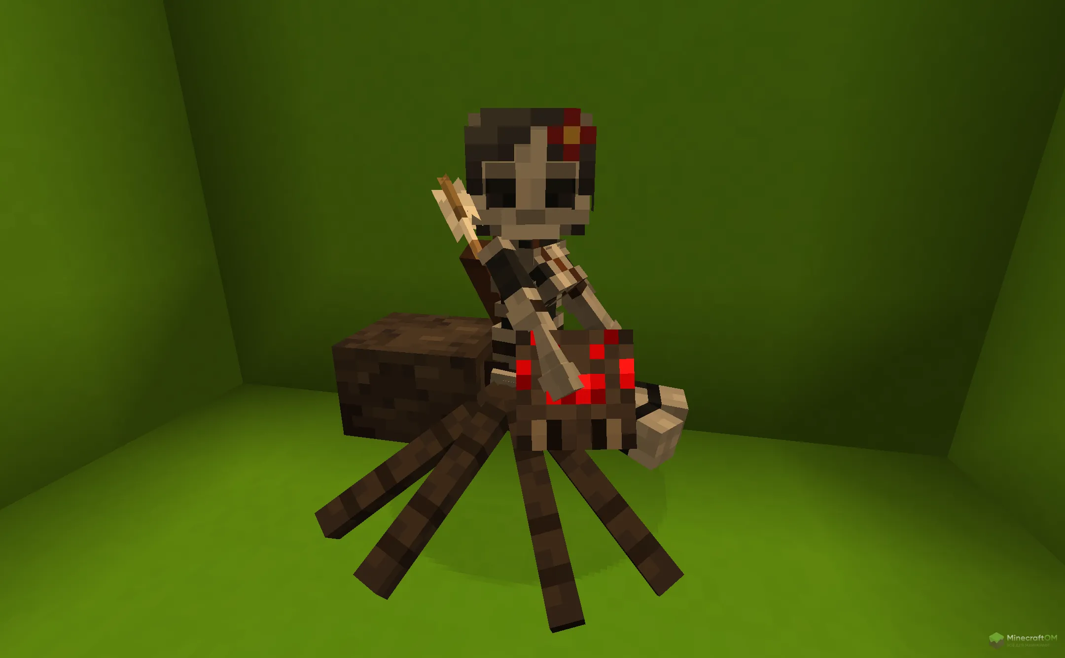 Новый скелет наездник из текстурпака Skeleton Girls