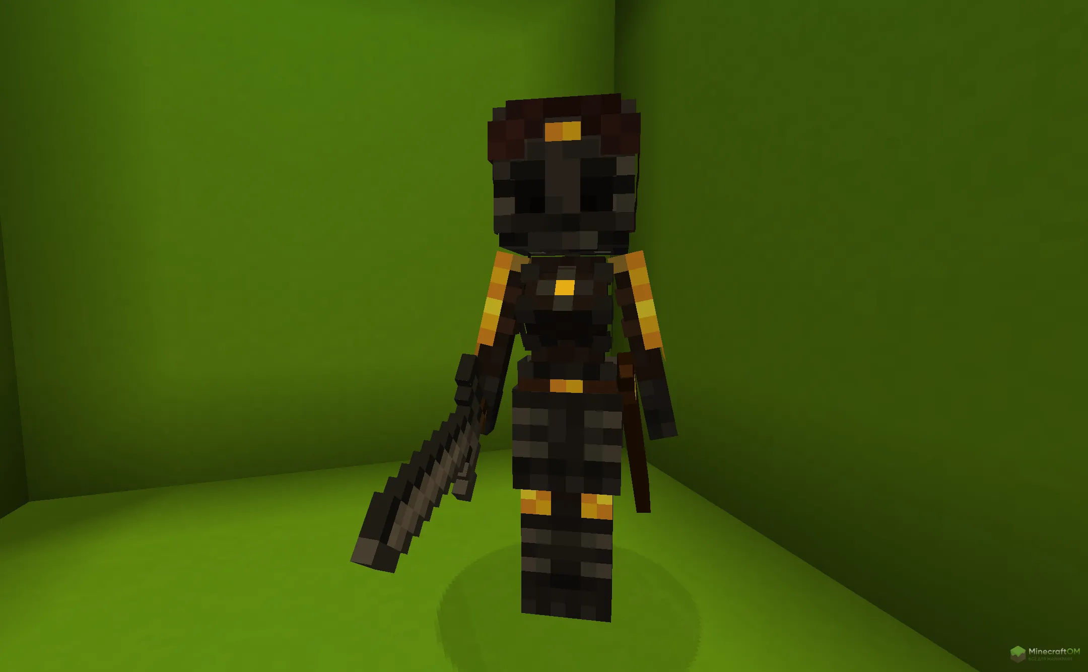 Новый визер скелет из текстурпака Skeleton Girls