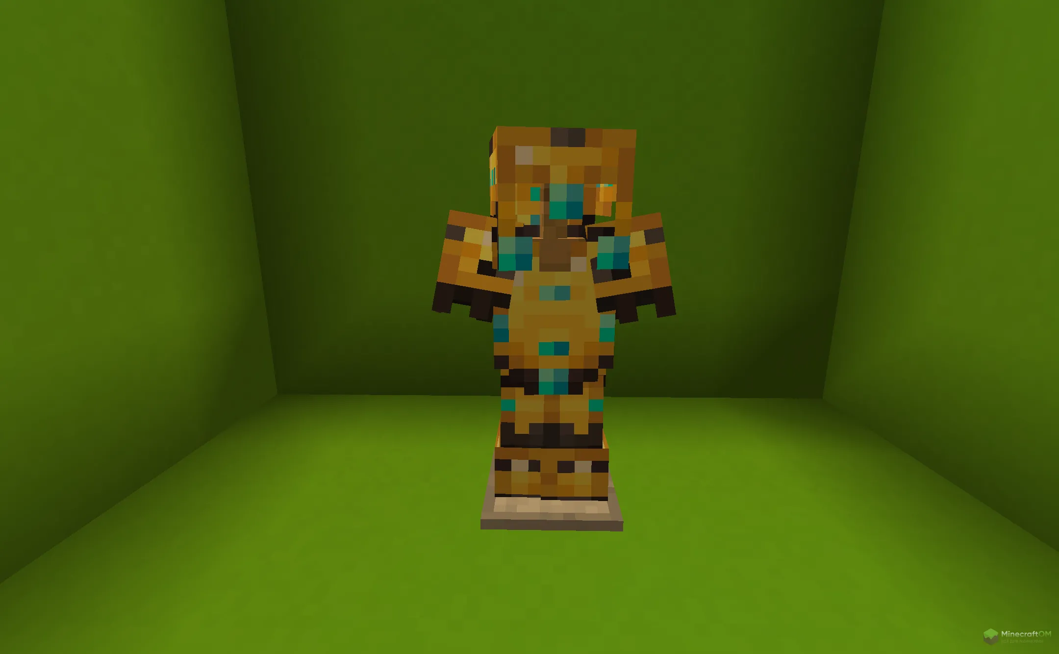 Новая золотая броня из текстурпака Emperors PvP Pack