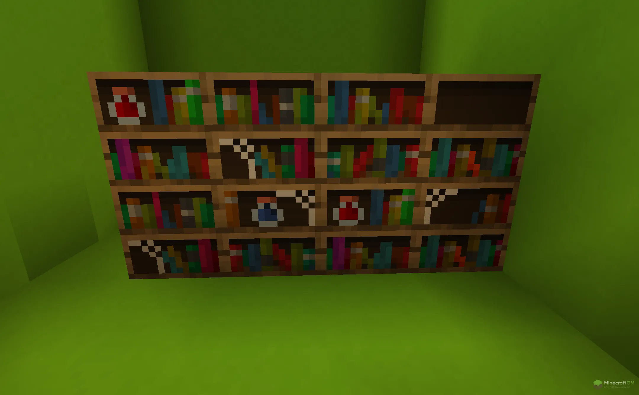 Новые полки из текстурпака Better Bookshelves