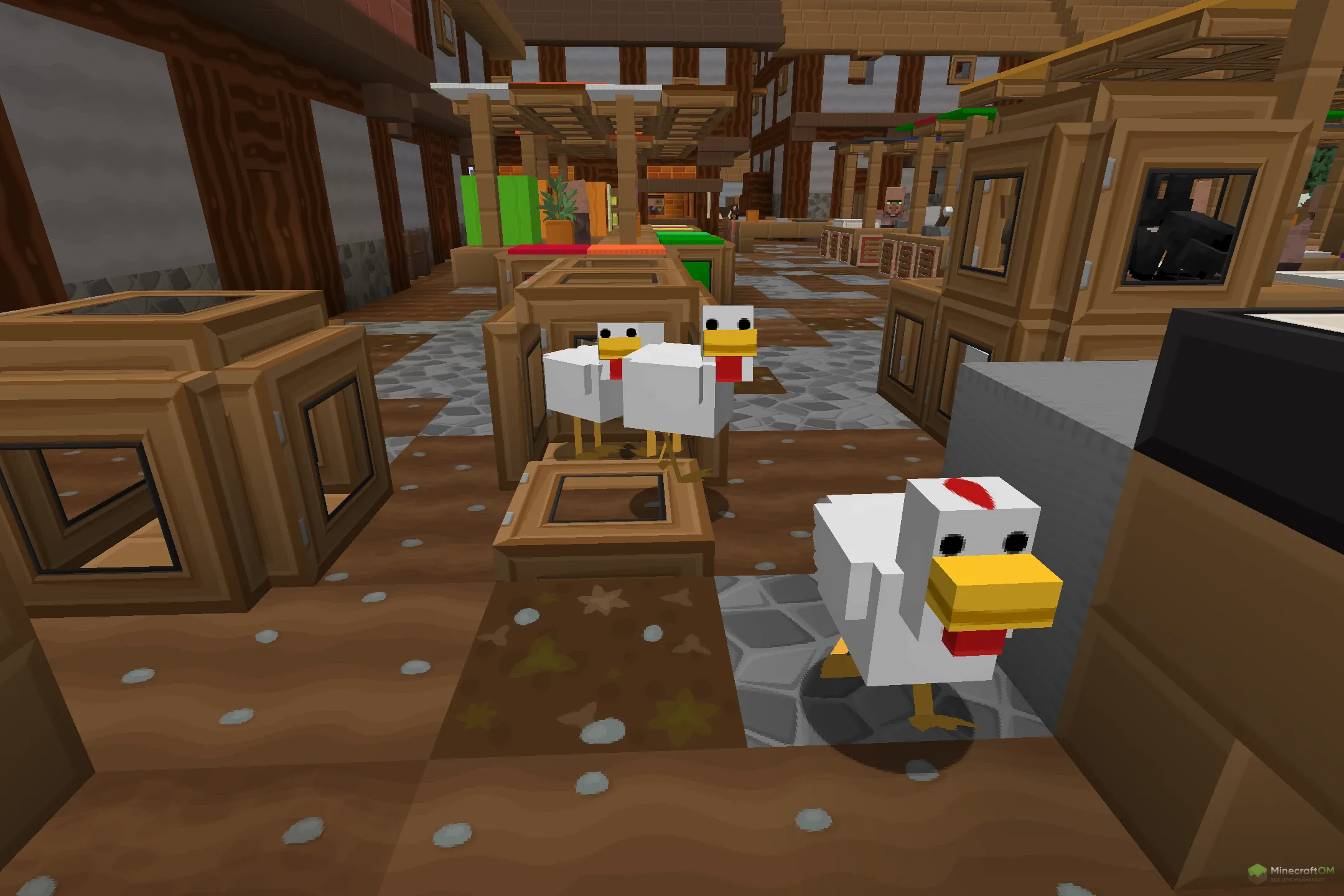 Новая курица из текстурпака SimonKraft