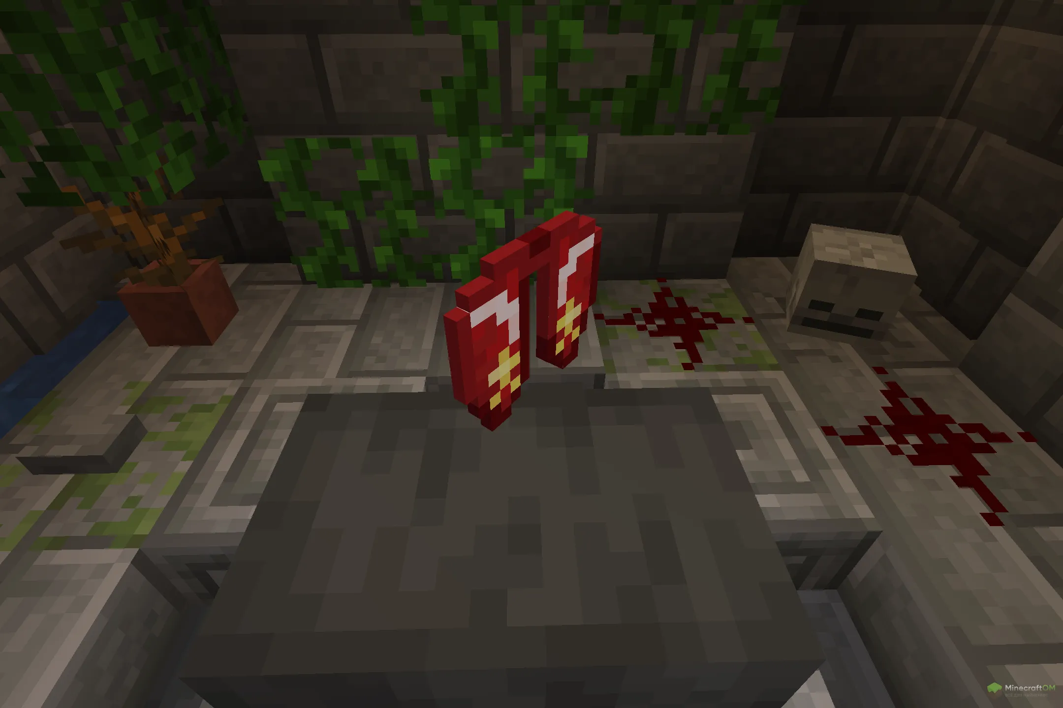 Новые рождественские элитры из текстурпака Player Totems