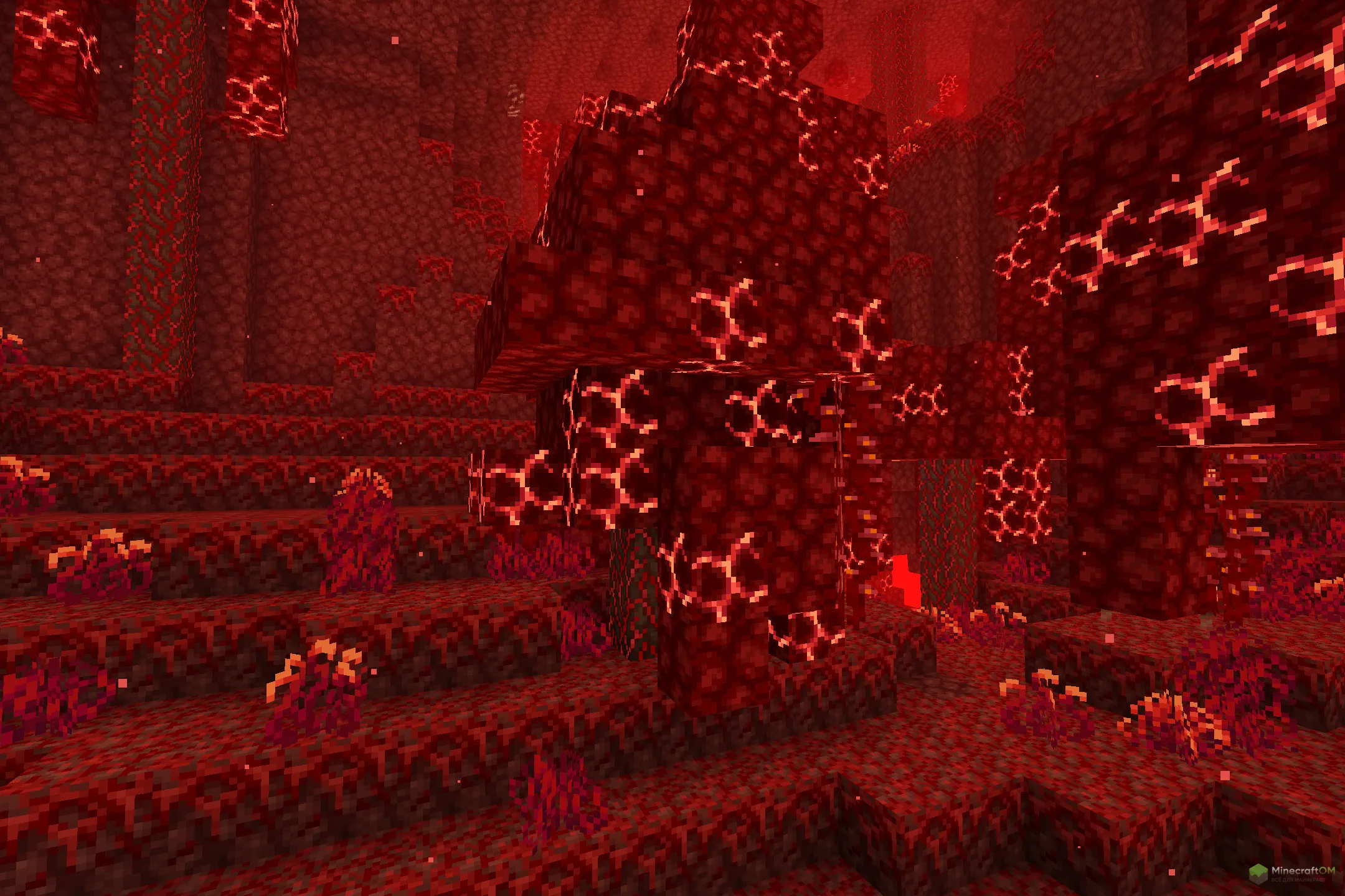 Новые адские деревья из текстурпака Jadens Nether Expansion