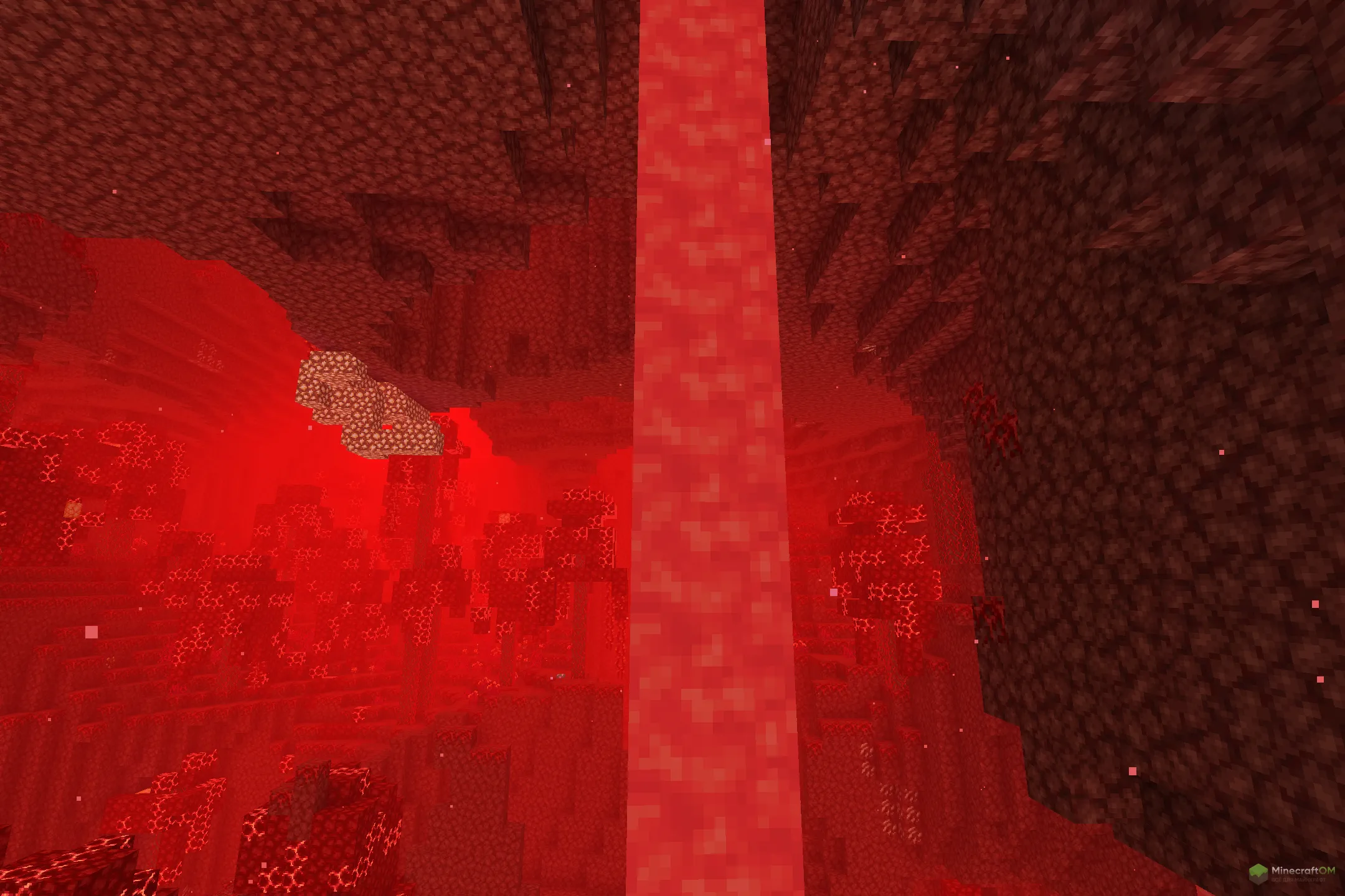 Новая лава из текстурпака Jadens Nether Expansion