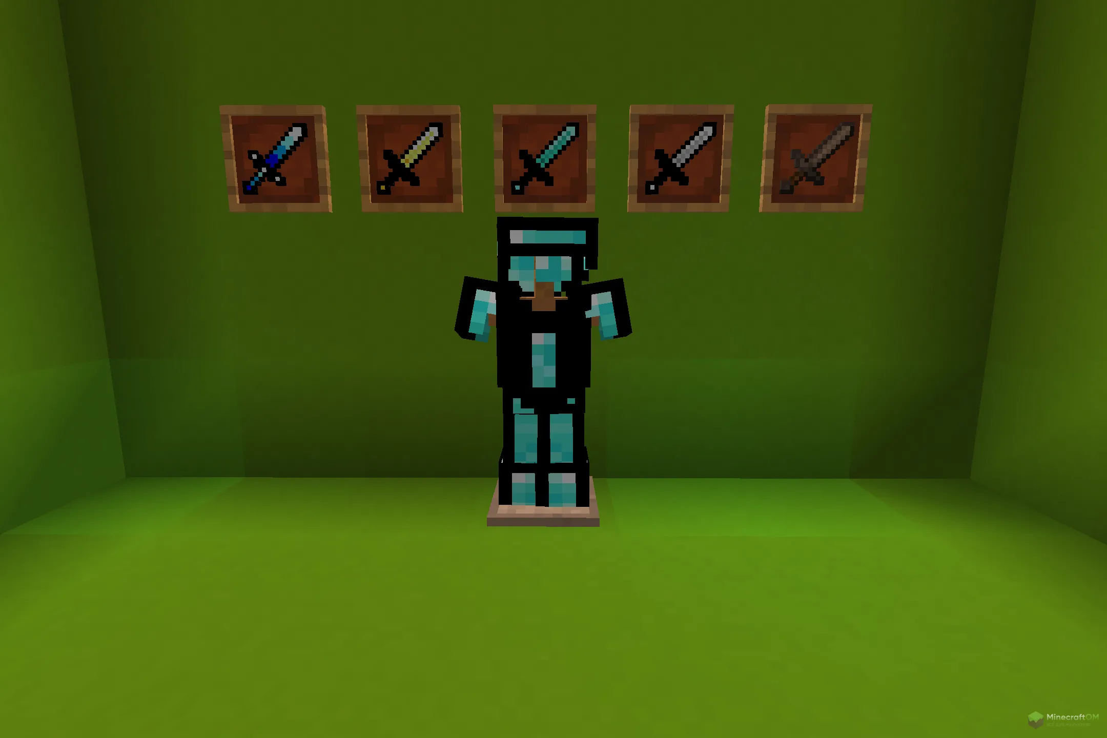 Новая броня из текстурпака Blue Flash