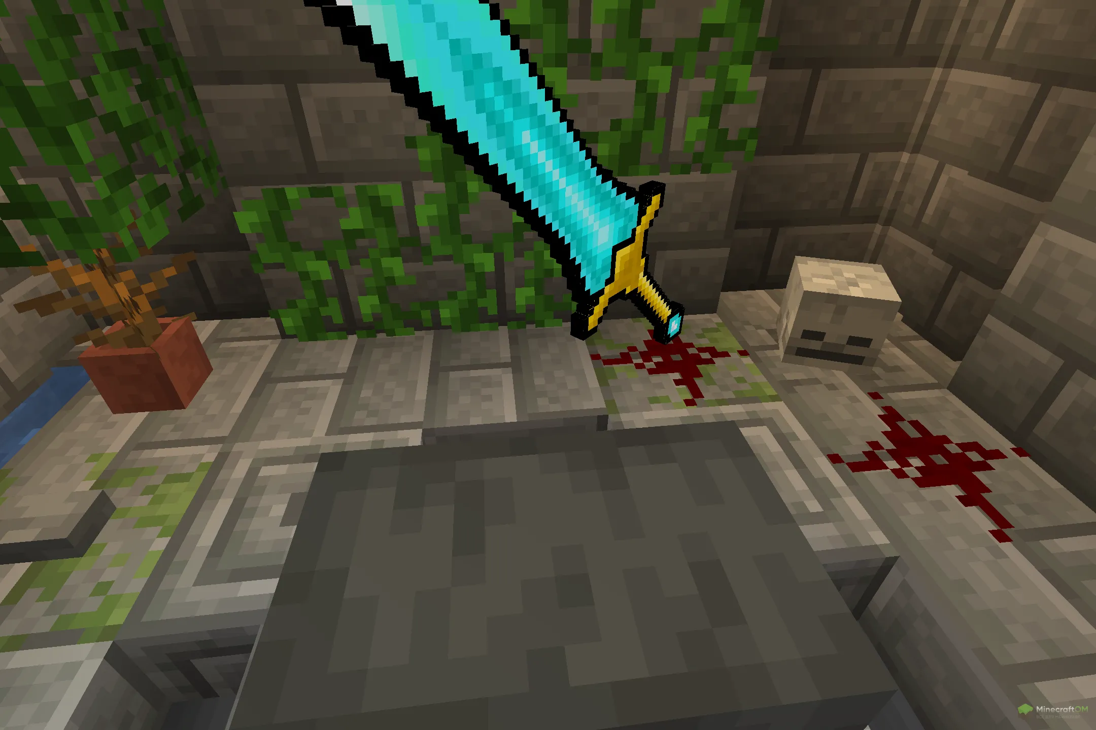 Новый алмазный меч из текстурпака Zerotekz's Mythic Weaponsworks