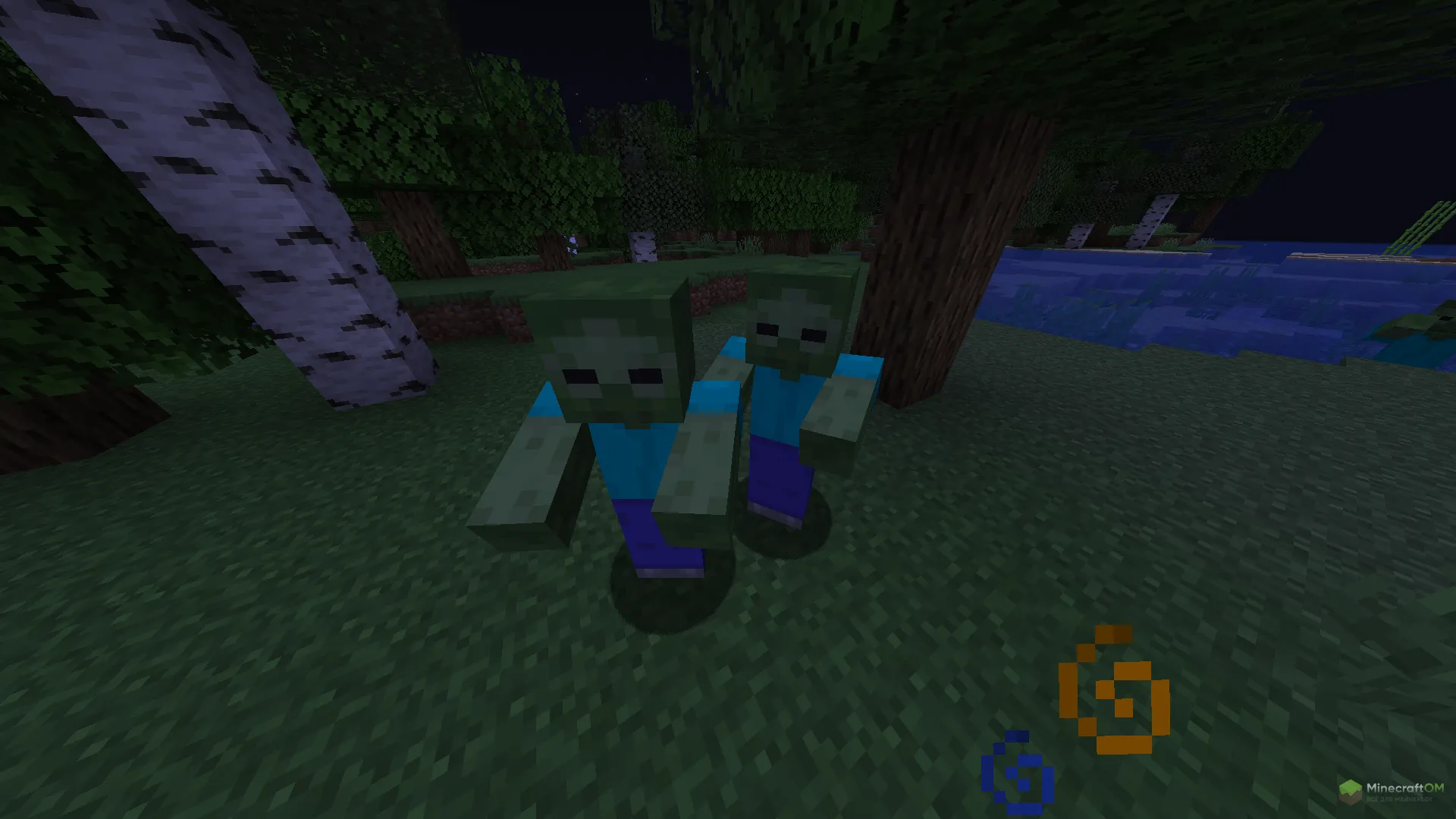 Ужасающие зомби с модом Upgraded Mobs