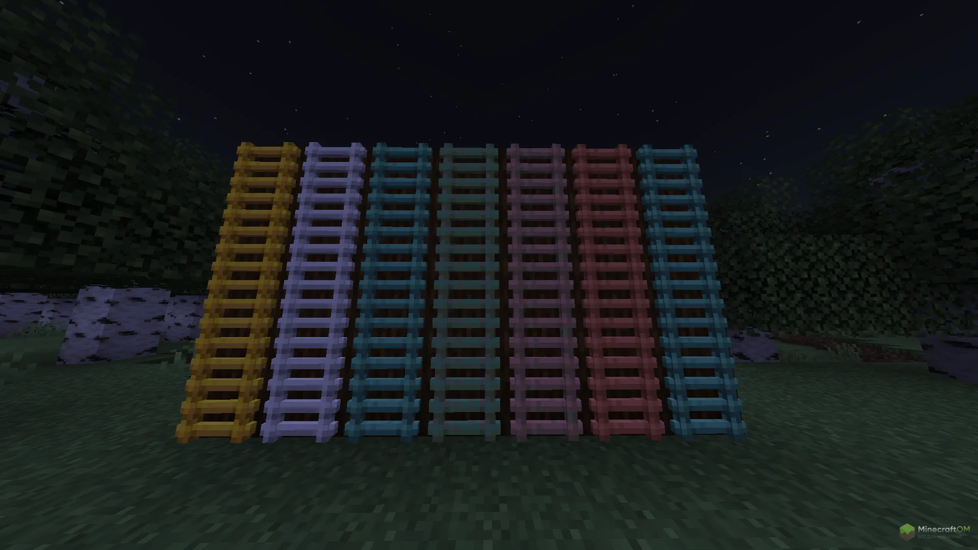 Внешний вид лестниц из мода Iron Ladders