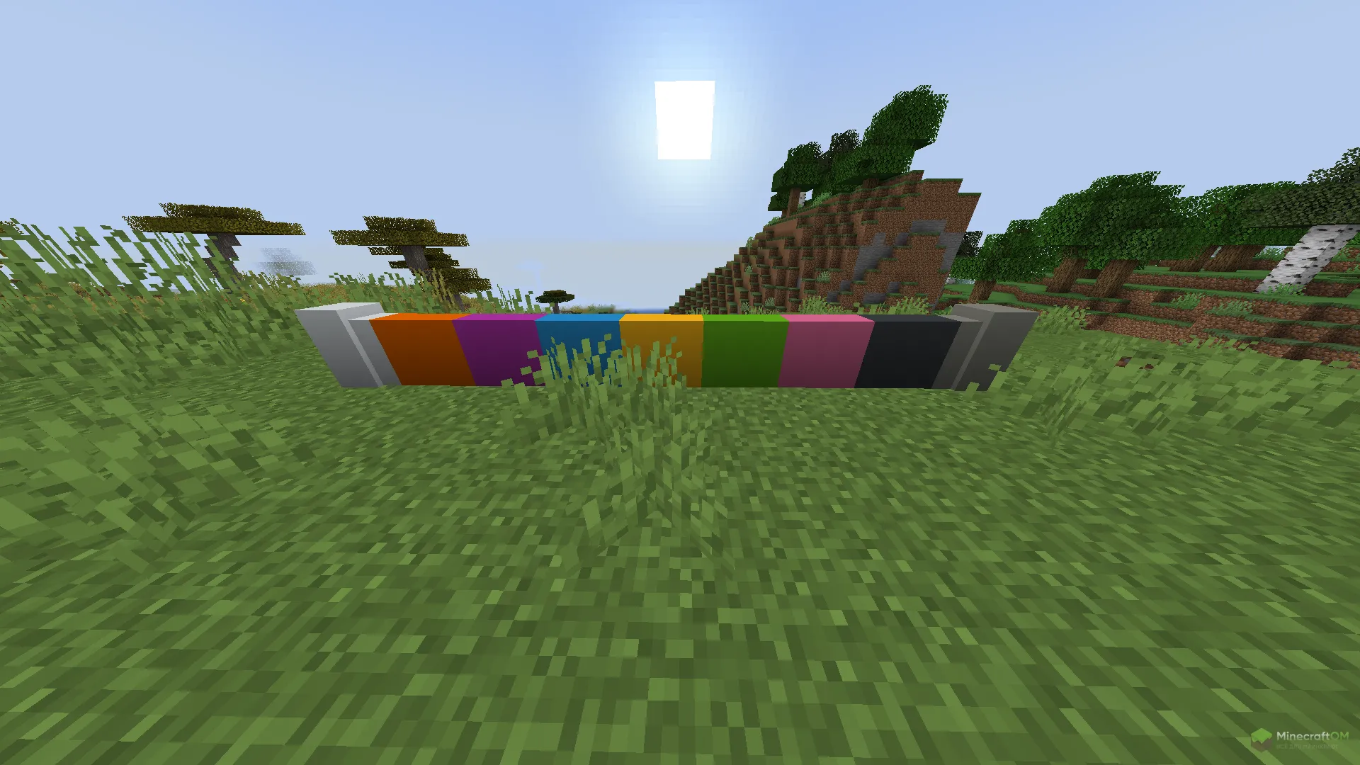 Забор из бетона из мода More Concrete