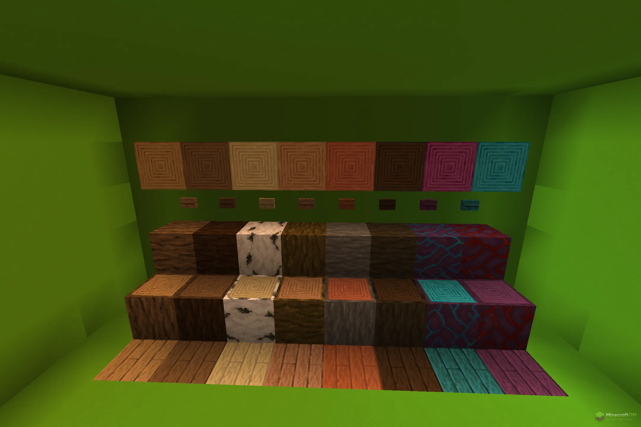 Новая древесина из текстурпака Saarcraft iOser100 Edition