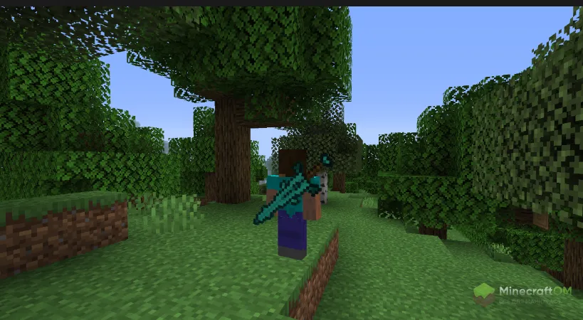 Оружие на спине игрока