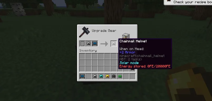 Получение железного солнечного шлема