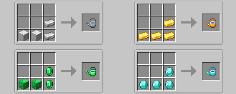 Четыре вида леек