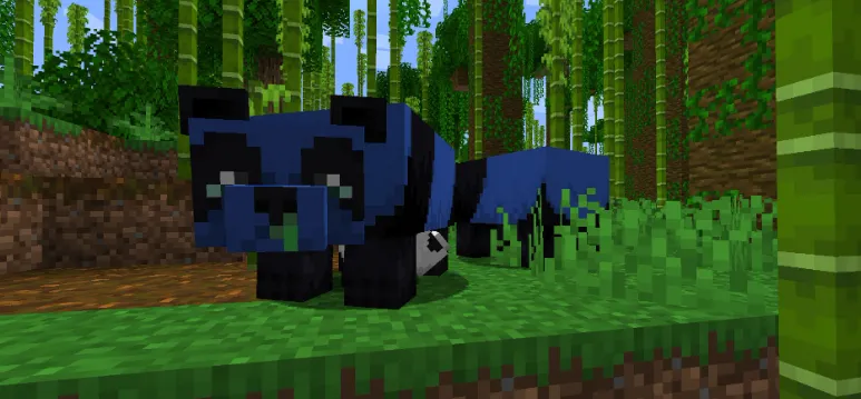 Синяя панда