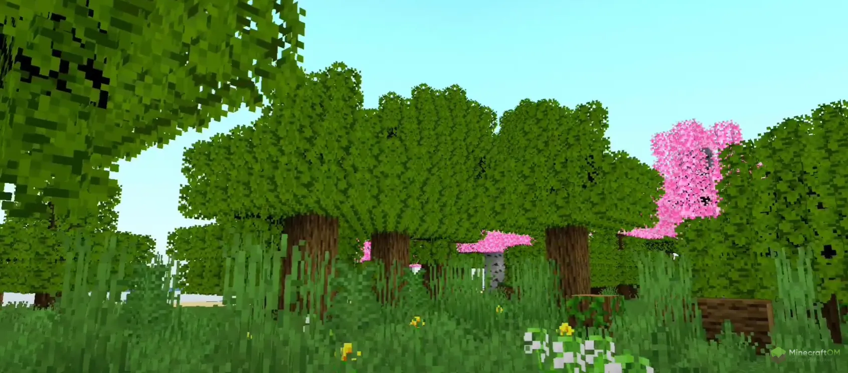 Новый дуб из текстурпака Lush Leaves