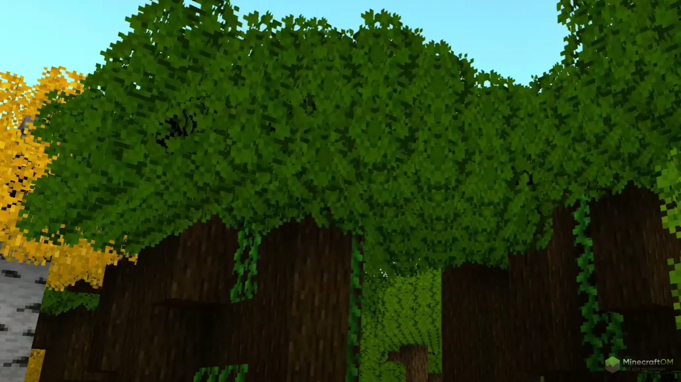 Новая листва из текстурпака Lush Leaves